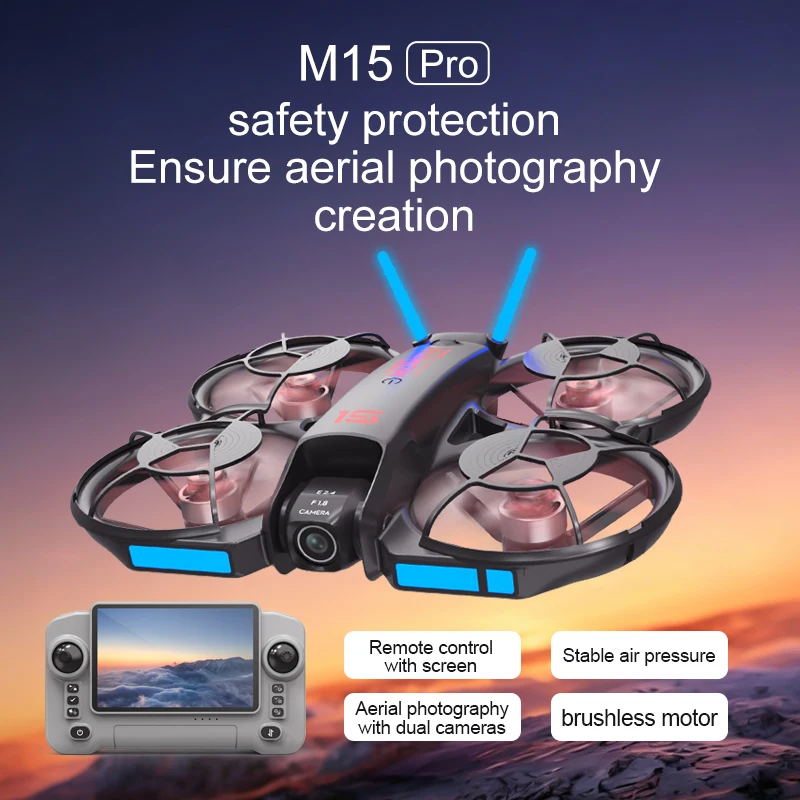 Drone FPV M15 Terbaru 2026 den - Drone Battery Case ulasan dan harga