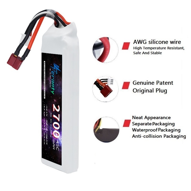 1/3 buah 2S 7.4V baterai Lipo  - Drone Battery Lipo ulasan dan harga
