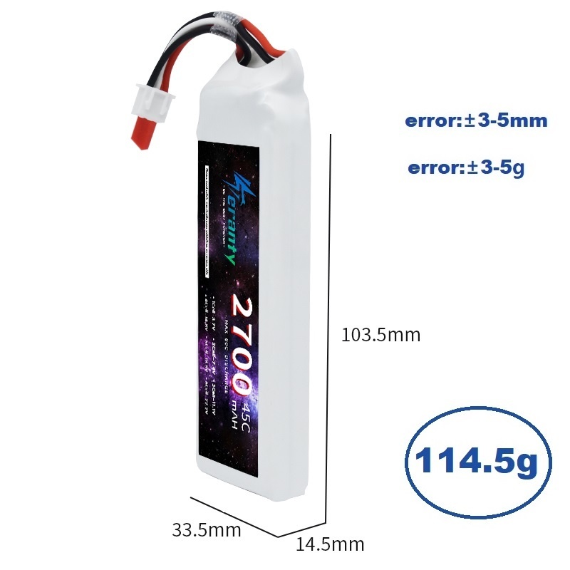 1/3 buah 2S 7.4V baterai Lipo  - Drone Battery Lipo ulasan dan harga