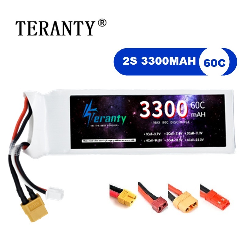 2S 7.4V baterai LiPo 3300mAh 6 - Drone Battery Lipo ulasan dan harga